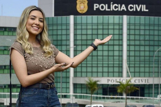 A cientista social Yasmin Amany aguardava pelo concurso da Polícia Civil do Distrito Federal, que foi retomado recentemente -  (crédito: Marcelo Ferreira/CB/D.A. Press)