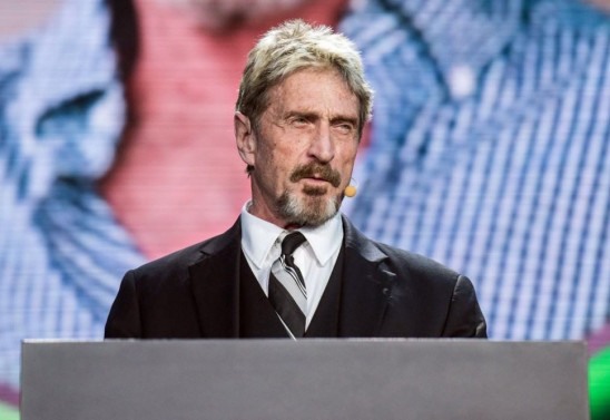 John McAfee / FRED DUFOUR / D.A PRESS