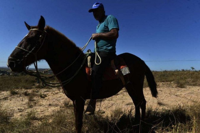 Caseiro diz que não pretende sair da região, onde mora desde que nasceu - (crédito: Minervino Junio / CB / DA Press) Caseiro diz que não pretende sair da região, onde mora desde que nasceu - (crédito: Minervino Junio / CB / DA Press)