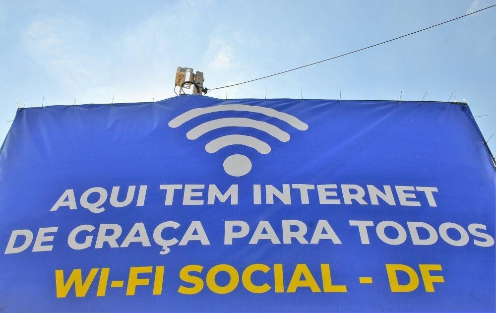 Quadra 406, do Recanto das Emas, recebe wi-fi gratuito