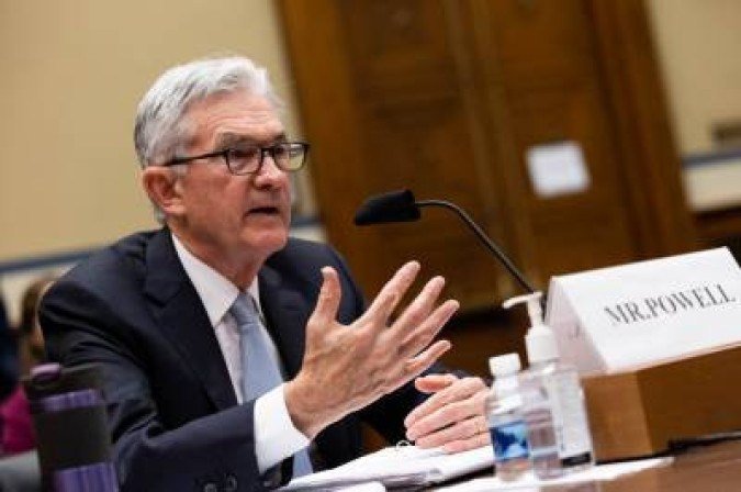 Federal Reserve Board Chairman Jerome Powell testifies on the Federal Reserve's response to the coronavirus pandemic during a House Oversight and Reform Select Subcommittee hearing on Capitol Hill in Washington, DC, June 22, 2021. / AFP / POOL / Graeme Jennings