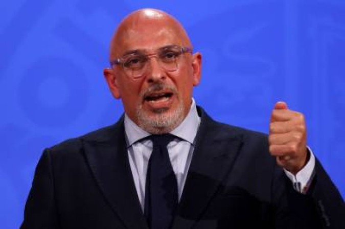 Britain's Vaccines Minister Nadhim Zahawi gives an update on the coronavirus Covid-19 pandemic during a virtual press conference inside the Downing Street Briefing Room in central London on June 23, 2021.  / AFP / POOL / TOM NICHOLSON