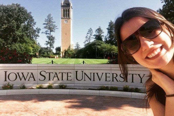 Antes de finalizar o mestrado e retornar ao Brasil, a Iowa State University convidou Raquel para fazer o doutorado na instituição