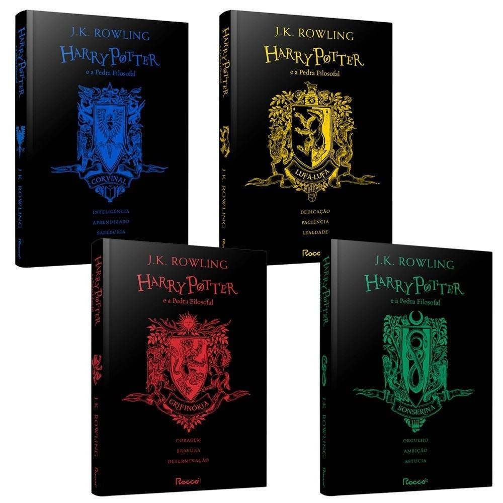 Harry Potter ganha edição especial em homenagem às casas de Hogwarts
