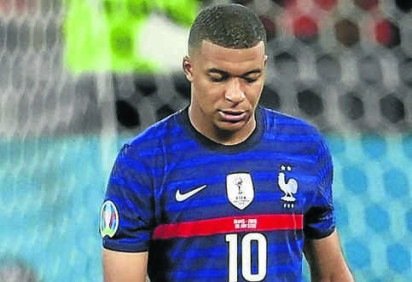 MBAPPÉ
FRANÇA, eliminada pela Suíça