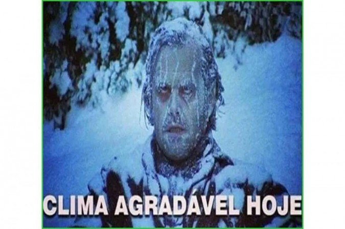 Em dia mais frio do ano, internautas brincam sobre o clima