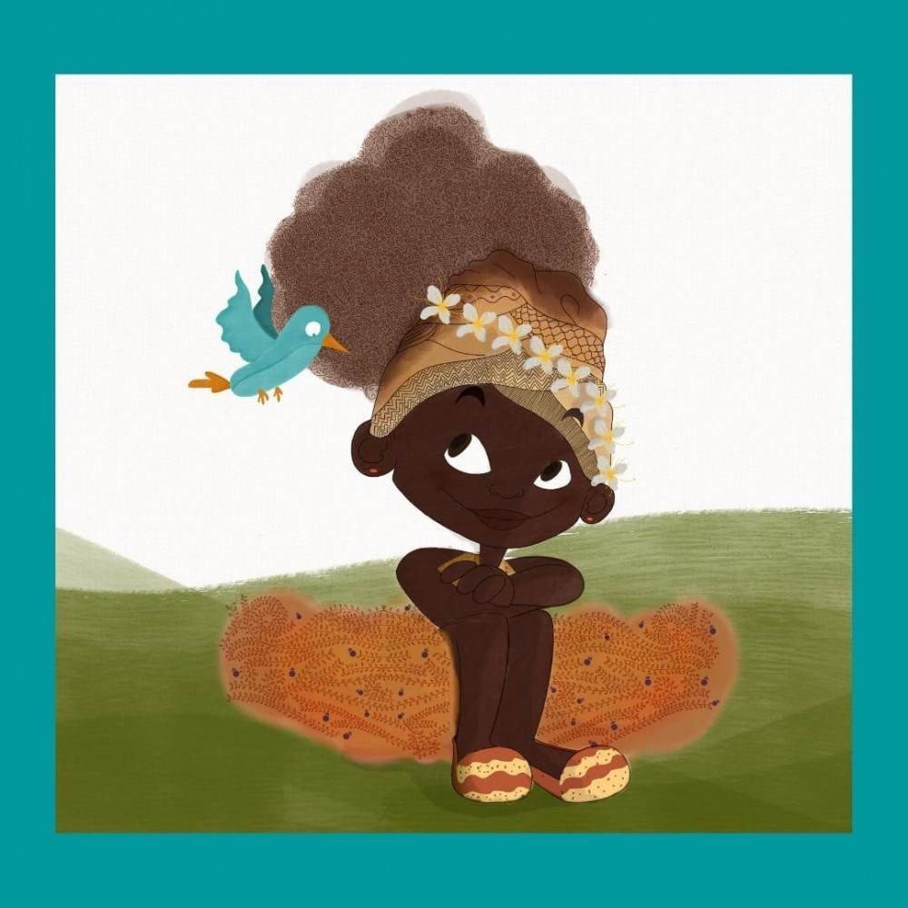 A personagem T&acirc;mara, do livro T&acirc;mara e Tamarindo na Terra das Coisas e das Pessoas Doces, lan&ccedil;ado recentemente pela Editor Telha