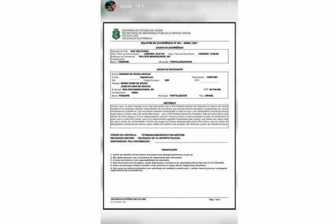 DJ Ivis aparece em vídeo agredindo ex-mulher em Fortaleza
