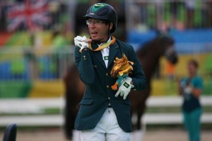 Sérgio Fróes Ribeiro de Oliva compete na modalidade paraequestre -  (crédito: Foto reprodução: TJDFT)