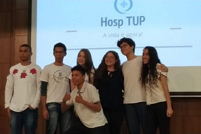 O Grupo de Ester desenvolveu um app que localiza hospitais de acordo com a área que eles atendem em Brasília. - (crédito: Arquivo pessoal) O Grupo de Ester desenvolveu um app que localiza hospitais de acordo com a área que eles atendem em Brasília. - (crédito: Arquivo pessoal)