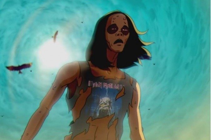  'The writing on the wall', primeira música inédita da banda Iron Maiden em seis anos, que chega acompanhada de videoclipe em formato de animação -  (crédito: YouTube @IronMaiden/Reprodução)