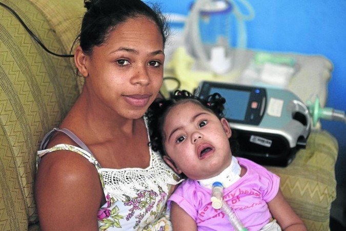 Érica de Sousa, 24, conheceu a AME devido ao diagnóstico da filha. Érica de Sousa, 24, conheceu a AME devido ao diagnóstico da filha.