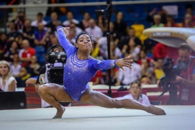 Tóquio 2020: A ginasta Simone Biles, que está a um passo de se tornar a melhor da história caso supere as nove medalhas olímpicas da soviética Larissa Latynina  / Olimpíadas