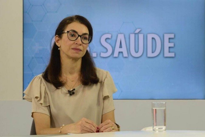 Andrea Jácomo, da Sociedade de Pediatria do Distrito Federal, foi a entrevistada do CB. Saúde - (crédito: Marcelo Ferreira/CB/D.A Press) Andrea Jácomo, da Sociedade de Pediatria do Distrito Federal, foi a entrevistada do CB. Saúde - (crédito: Marcelo Ferreira/CB/D.A Press)