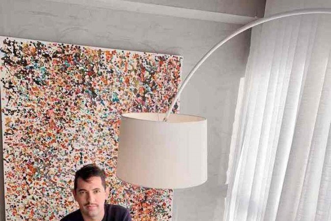 Pedro Henrique em home office