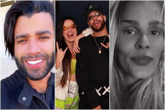 É hora de investigar o que essa parcela tão seleta da nossa sociedade andou aprontando -  (crédito: Reprodução/Instagram/@gusttavolima — Reprodução/Instagram/@neymarjr — Reprodução/Redes Sociais/@yasminbrunet1)