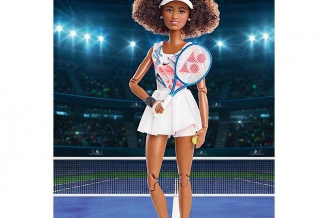 Naomi Osaka ganhou Barbie em coleção de homenagens a modelos a serem seguidos. A boneca esgotou em três dias