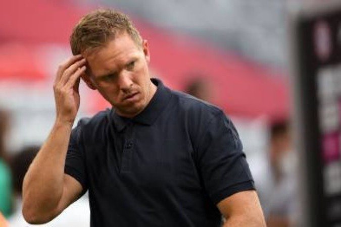 Julian Nagelsmann começou a ser fritado depois da derrota par a o Bayer Leverkusen no fim de semana - (crédito: CHRISTOF STACHE) Julian Nagelsmann começou a ser fritado depois da derrota par a o Bayer Leverkusen no fim de semana - (crédito: CHRISTOF STACHE)