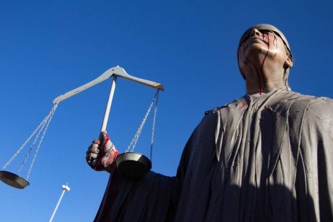 manifestação contra Bolsonaro em Brasília em 24 de julho 