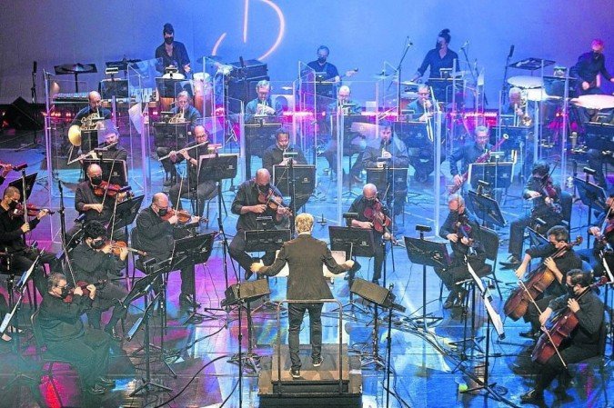 Orquestra Petrobras Sinfônica faz apresentação on-line com muito rock -  (crédito: Daniel Ebendinger/Divulgação)