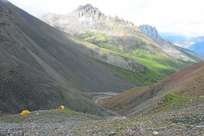 Os fósseis foram encontrados no noroeste do Canadá, onde há 890 milhões de anos existia um oceano -  (crédito: Elizabeth Turner/Laurentian University/Divulgação)