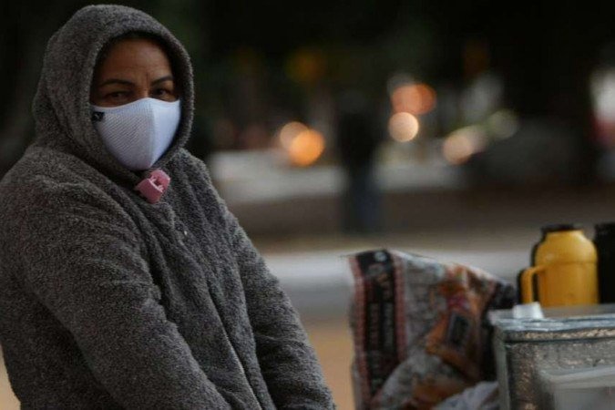 A mínima foi de 7,6ºC, no Gama