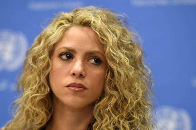Shakira teria defendido sua inocência no depoimento, que fez por videoconferência de Miami, onde mora -  (crédito: TIMOTHY A. CLARY/AFP)