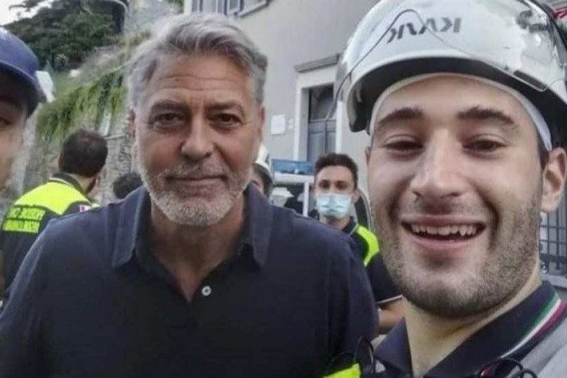 George Clooney ajuda vítimas das tempestades e deslizamentos na Itália