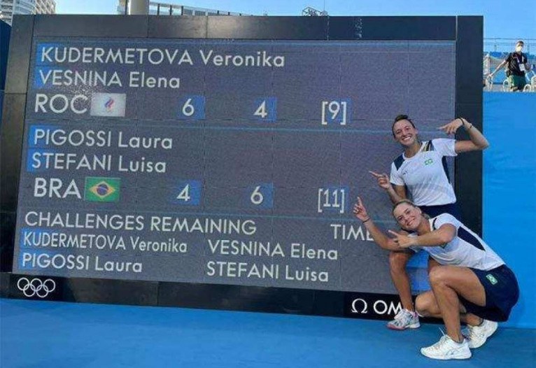 Luisa Stefani e Laura Pigossi tiveram inspiração em Minas para alcançar o feito histórico  