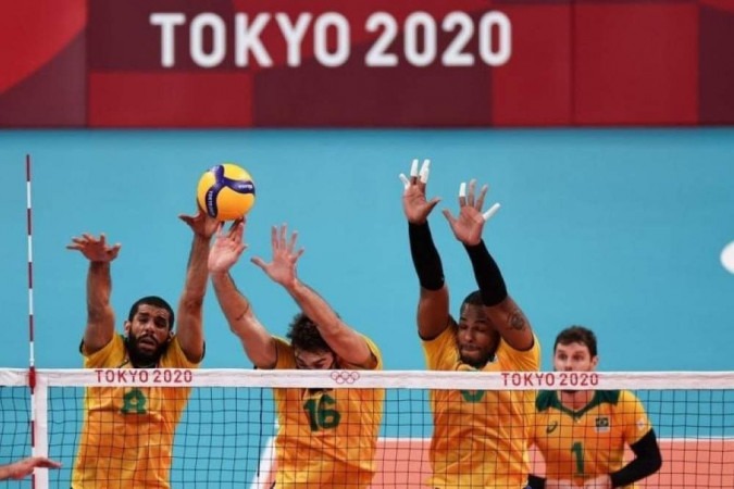 Vôlei masculino na Olimpíada: de virada, Brasil vence a Argentina no  tie-break