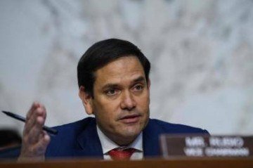 US Republican Senator from Florida Marco Rubio speaks during a hearing of the Senate Intelligence Select Committee on the threats to national security from China on Capitol Hill in Washington, DC, on August 4, 2021. (Photo by Nicholas Kamm / AFP) -  (crédito: NICHOLAS KAMM)