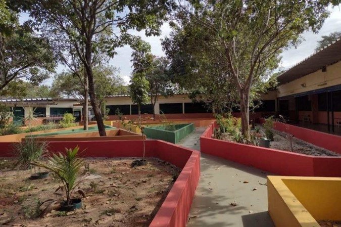 P&aacute;tio do CEMSO. Arquivo pessoal