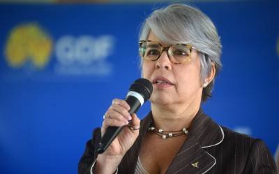 A secretária de educação do DF, Hélvia Paranaguá, quer evitar evasão escolar -  (crédito: Ed Alves/CB/D.A Press)