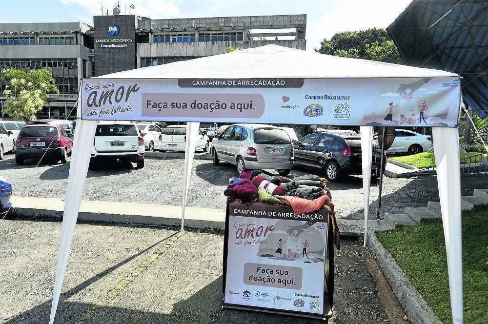 Campanha do Correio Braziliense Solidário arrecada alimentos e agasalhos