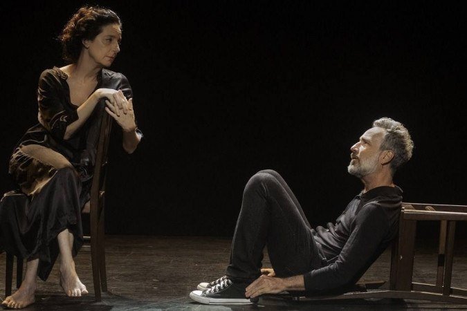 Clarice Niskier e Isio Ghelman são os protagonizam casal na quarentena -  (crédito: Dalton Valerio)