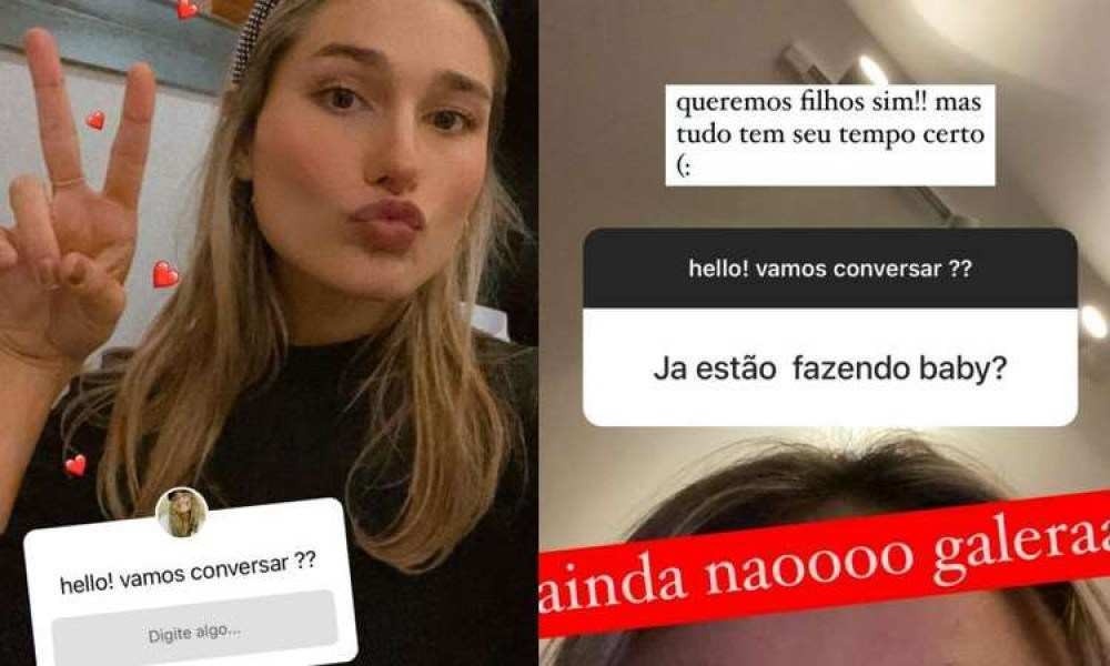 Sasha afirma que não pensa em filhos atualmente: 'Tudo tem seu tempo certo'