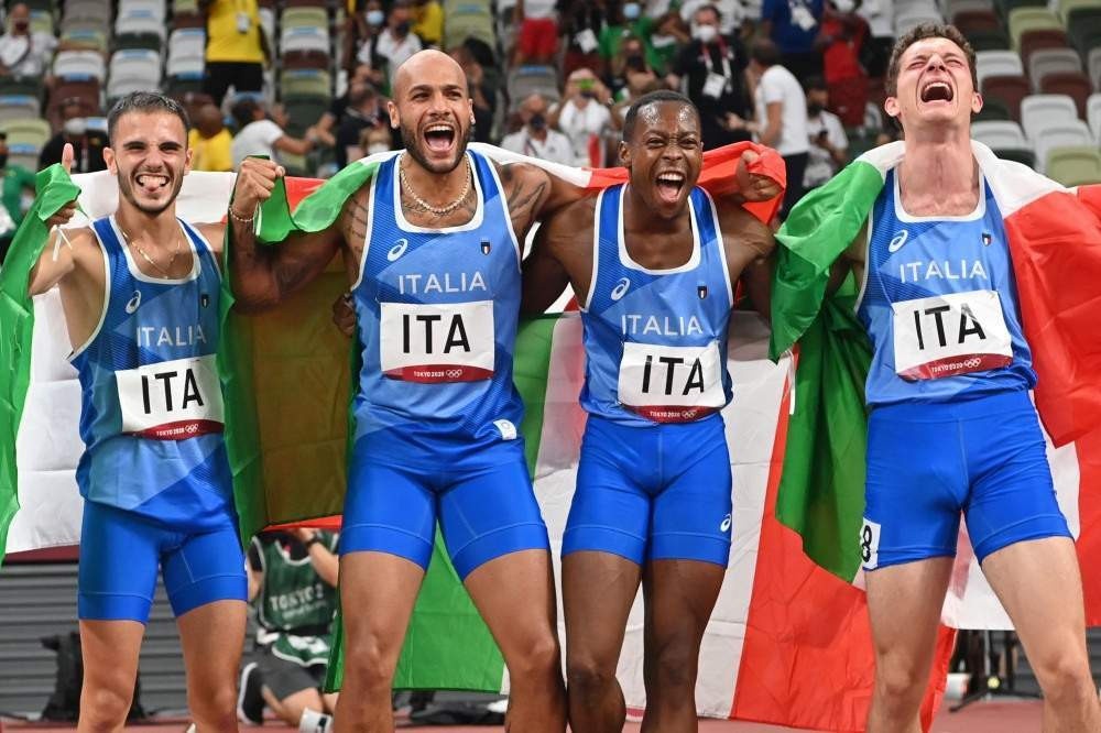 Itália e Jamaica faturam o ouro nos revezamentos 4x100m em Tóquio