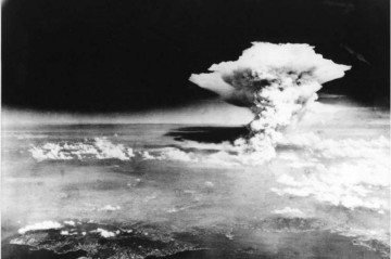 Explosão em Hiroshima, em agosto de 1945 -  (crédito: AFP PHOTO)