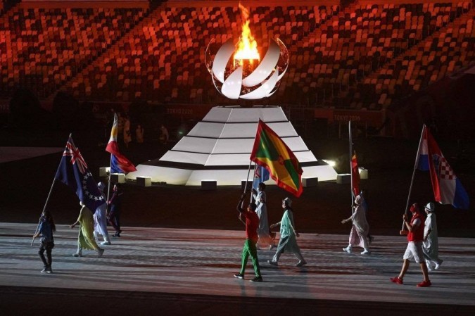 Fotos da Cerimônia de Encerramento dos Jogos Olímpicos de Tóquio - foto: AFP 