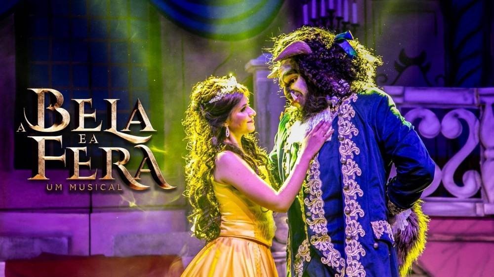 Musical ‘A Bela e a Fera’ reúne 22 atores ao ar livre neste domingo