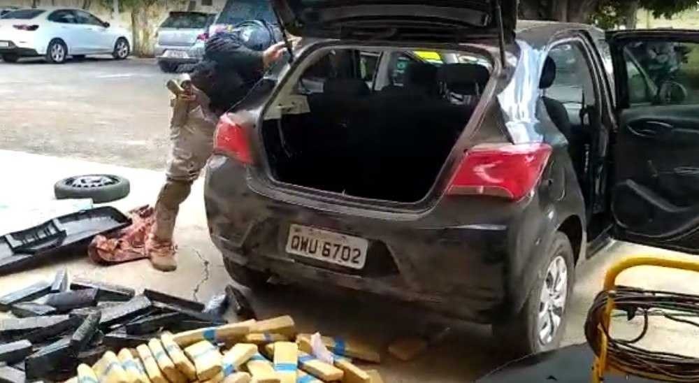 Polícia Rodoviária apreende 312 kg de maconha no Recanto das Emas