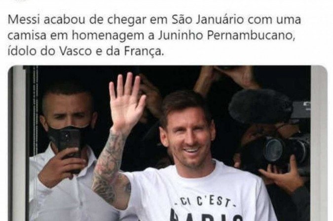 Messi - meme de saída do Barcelona e ida ao PSG 