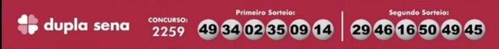 Confira os n&uacute;meros sorteados na Dupla Sena desta ter&ccedil;a-feira (10/8)