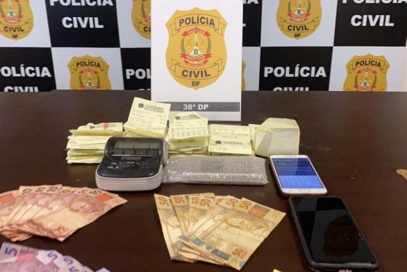 Polícia fecha banca de jogo do bicho em Vicente Pires e uma pessoa é presa