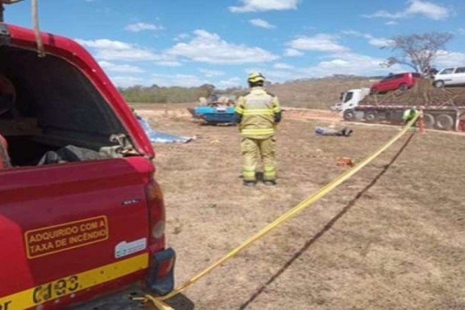 (crédito: Corpo de Bombeiros de Minas Gerais/Divulgação) (crédito: Corpo de Bombeiros de Minas Gerais/Divulgação)