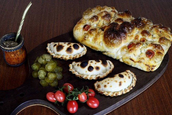 Conserva de pepino para comer com focaccia e empanada