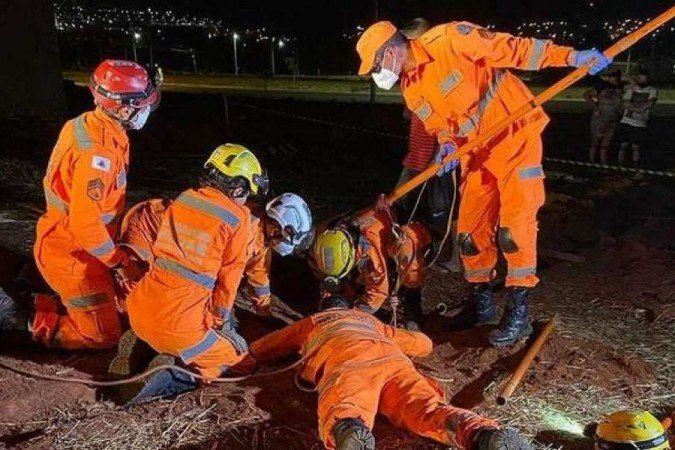 (crédito: Reprodução/Corpo de Bombeiros) (crédito: Reprodução/Corpo de Bombeiros)