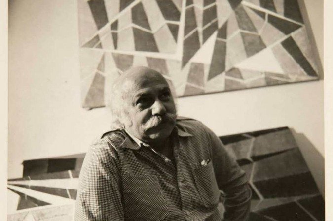 Pintor concretista Hermelindo Fiaminghi é um dos artistas representados na exposição -  (crédito: Reprodução/laart.art.br)