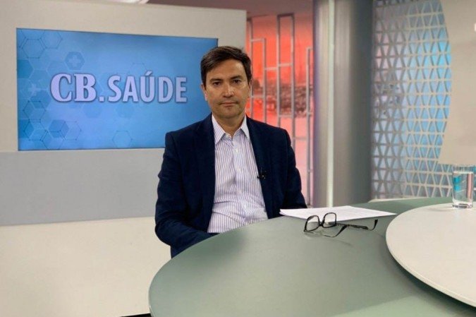 O cardiologista Wladimir Freitas foi o entrevistado do C.B Saúde -  (crédito: Crédito: André Rosa/TV Brasilia)