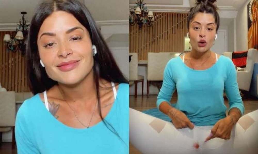 Aline Riscado menstrua durante yoga e dispara: 'Normalizar algo divino'